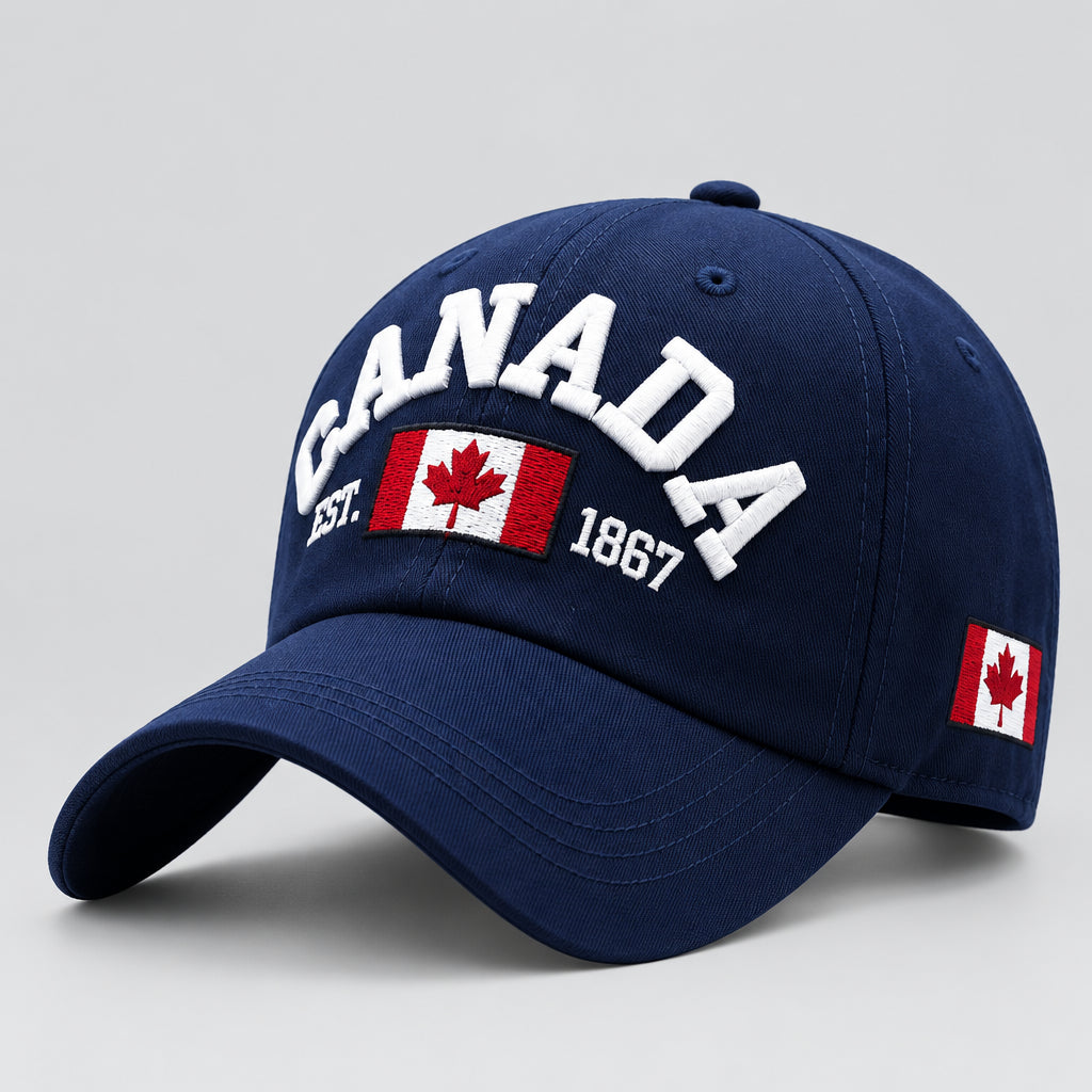 Canada 1867 Embroidered Baseball Cap – Adjustable