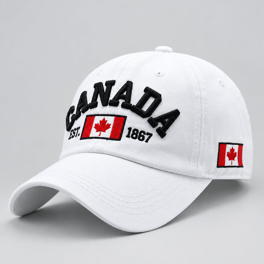 Canada 1867 Embroidered Baseball Cap – Adjustable