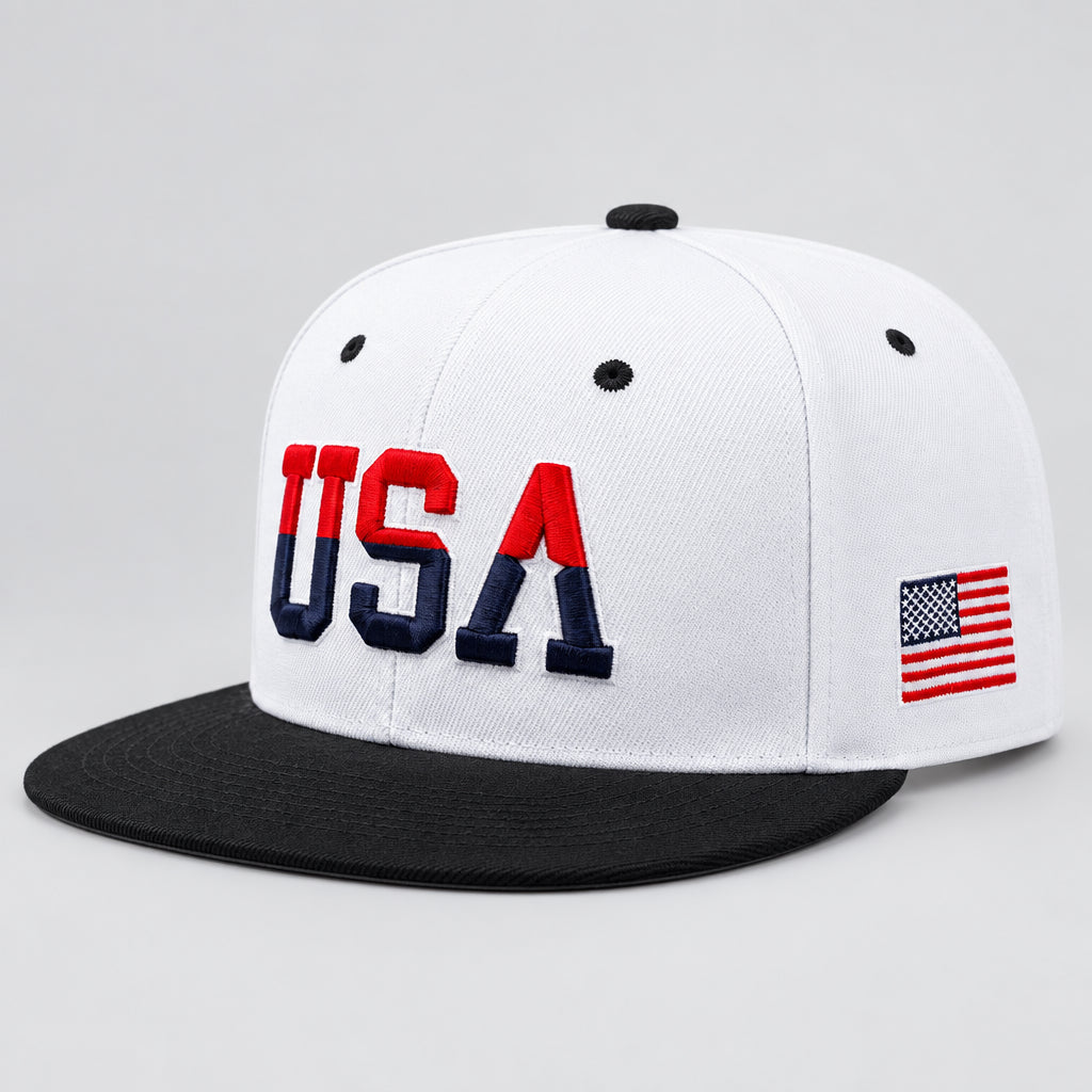 American Flag Baseball Cap, Snapback & Mesh Styles