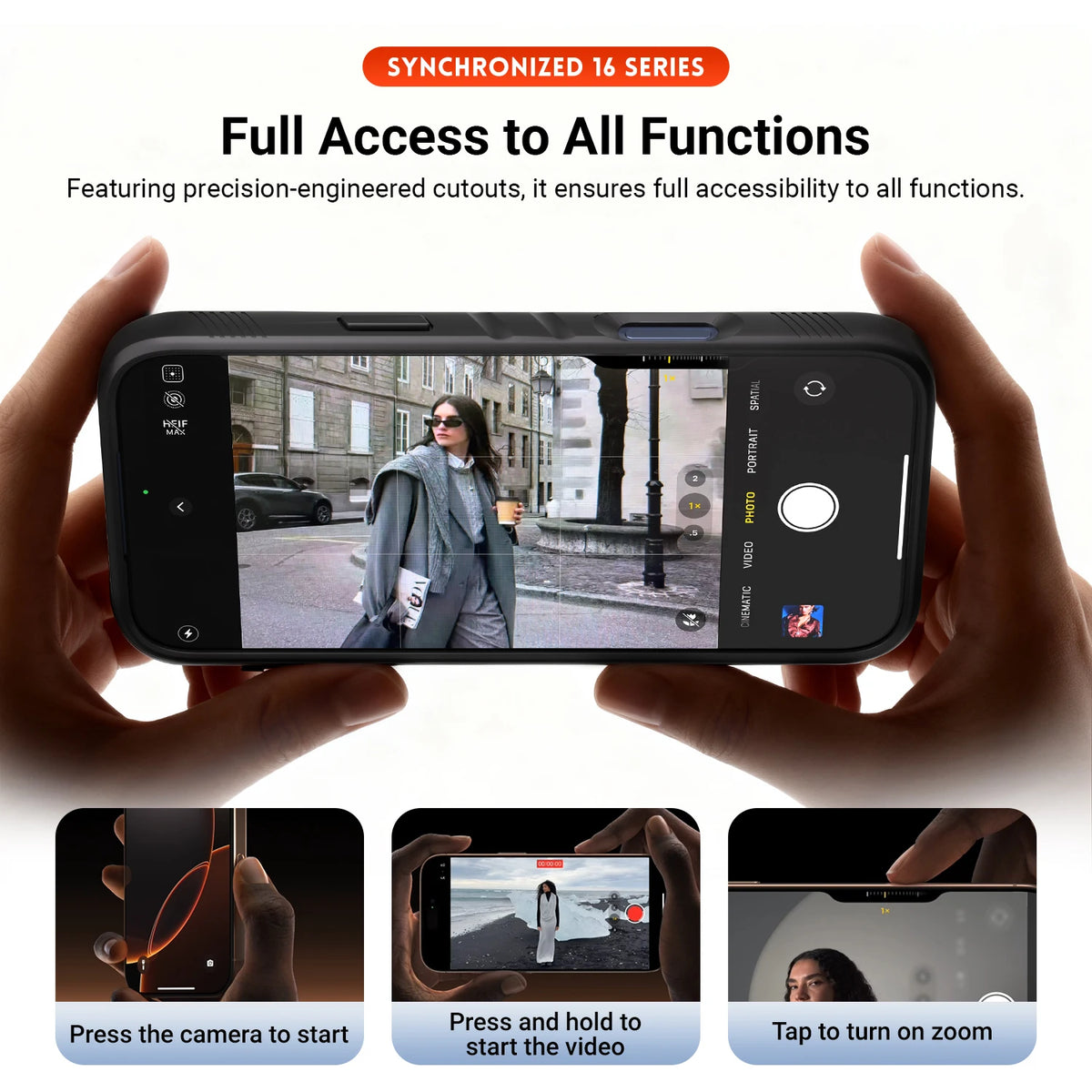 QD Magnetic iPhone Case – MagSafe Shockproof, Bike & Car Mount Compatible