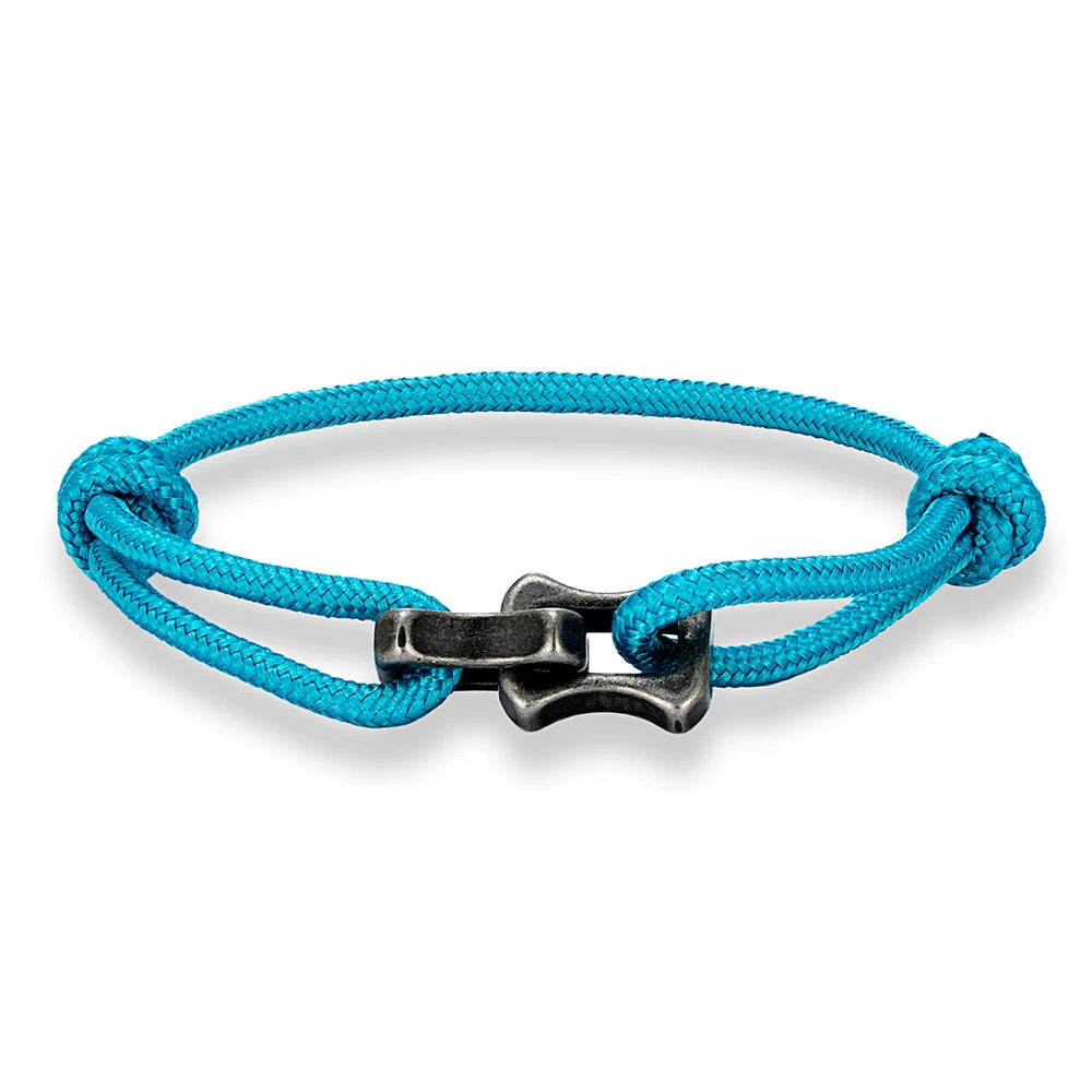 Chain Link Rope Bracelet – Adjustable, 10 Colors