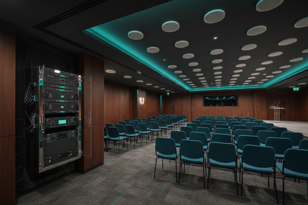 Complete Professional Audio System Installation in Public Space
