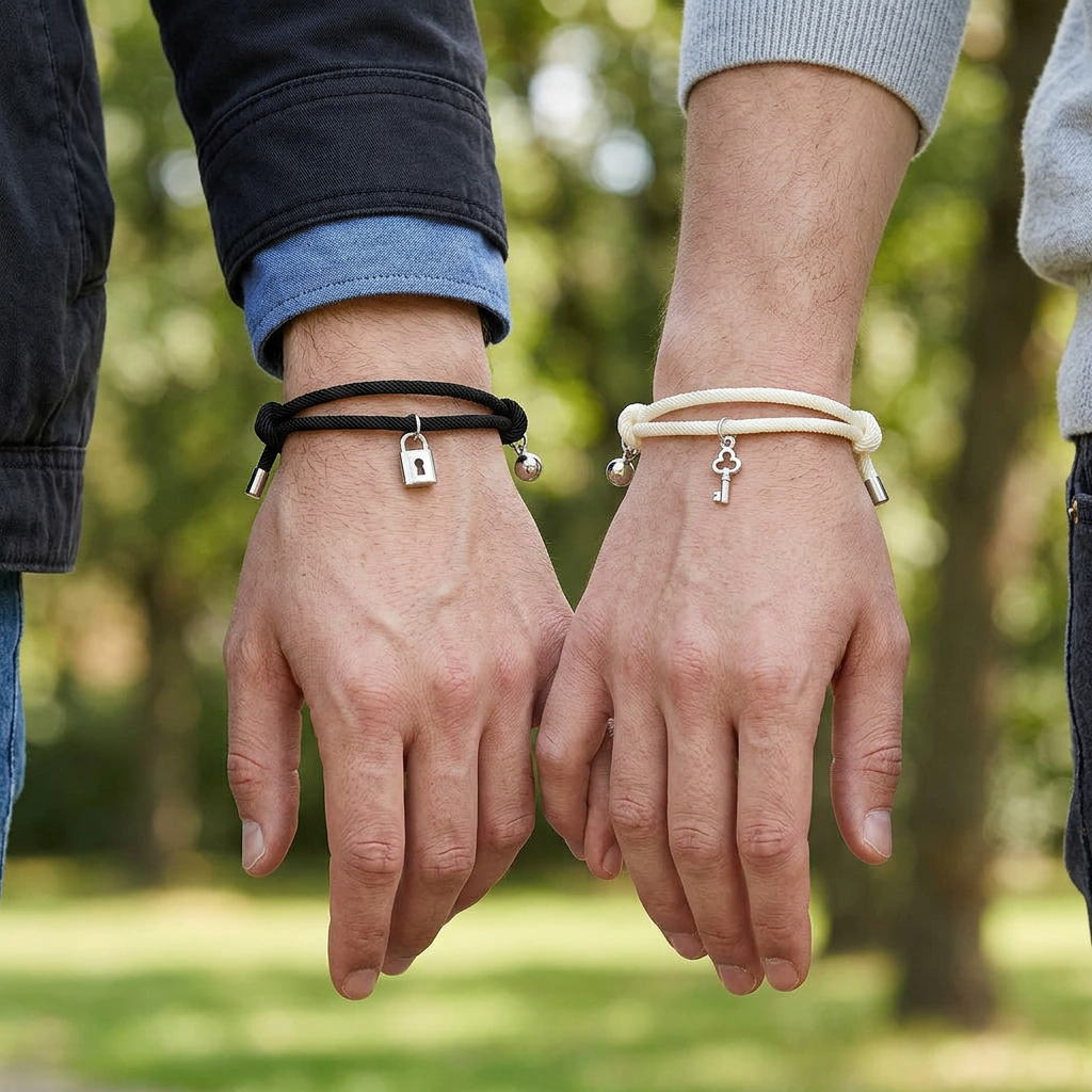 Pulseras Lock & Key durante un paseo