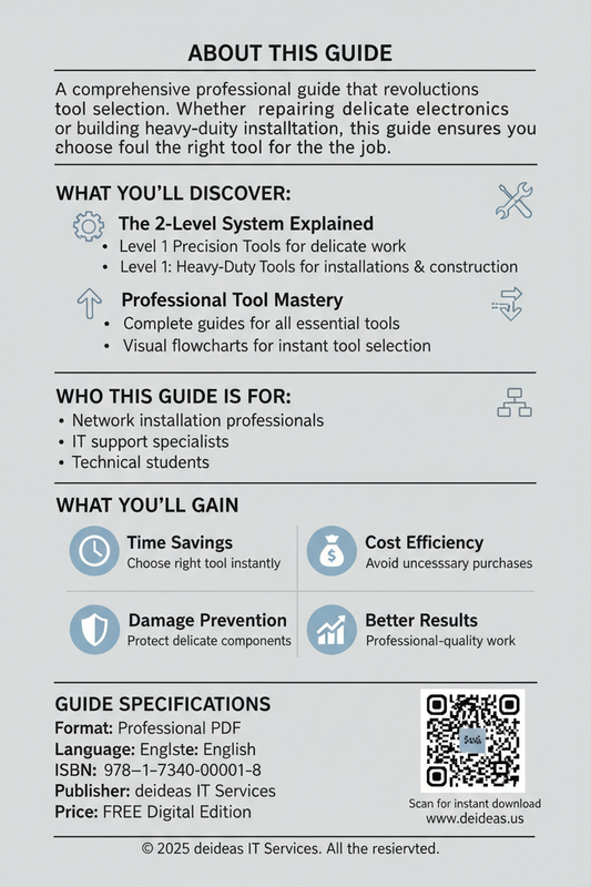 The Professional Toolkit Guide - Back Cover