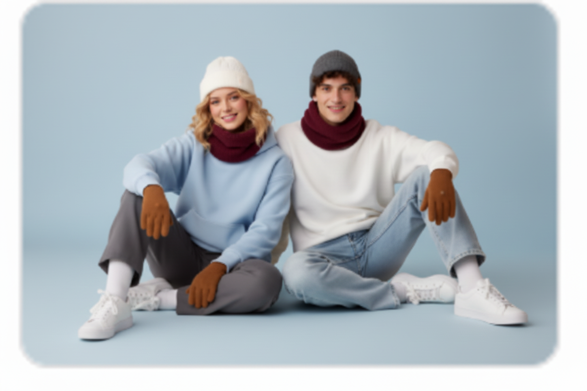 Imagen Seasonal con fondo azul pastel