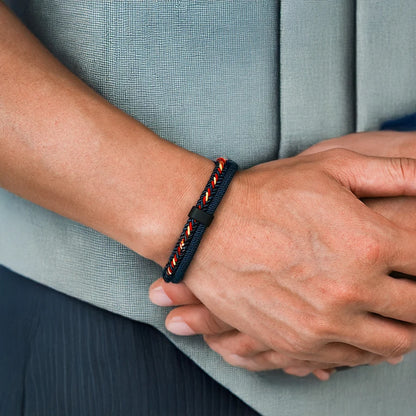 Double-Strand Rope Bracelet – Black Clasp, 3 Sizes