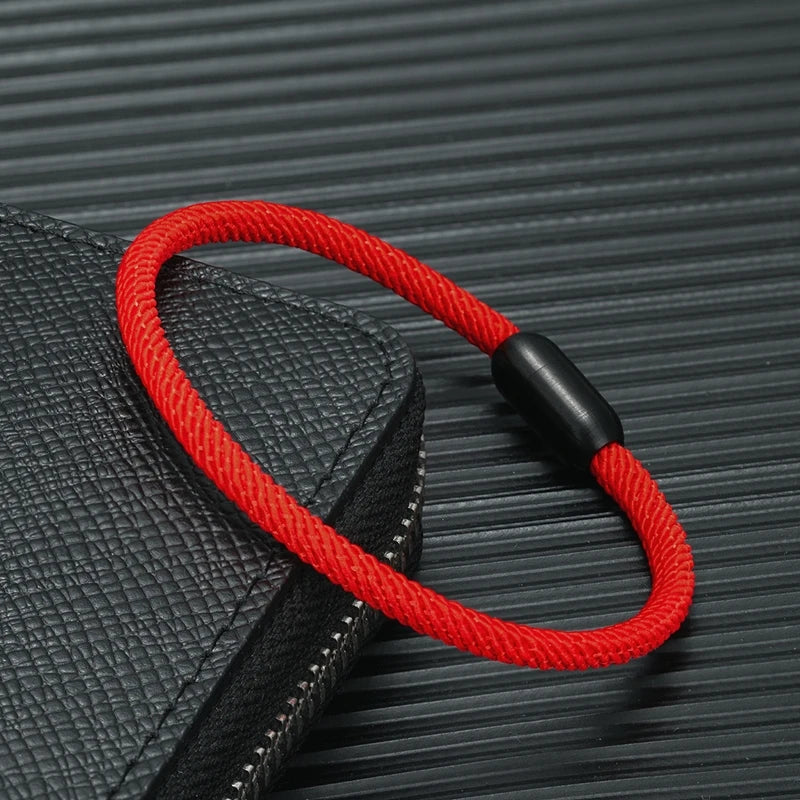 Bracelet corde de tennis - Accessoire de sport avec fermoir pour joueurs et fans