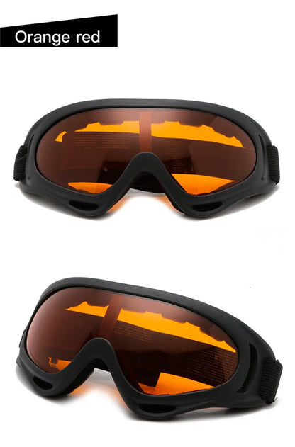 Wraparound Goggles – Foam Padding, Adjustable Strap, 6 Styles