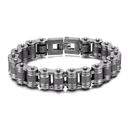 Iron Rider Punk Biker Chain Bracelet deideas