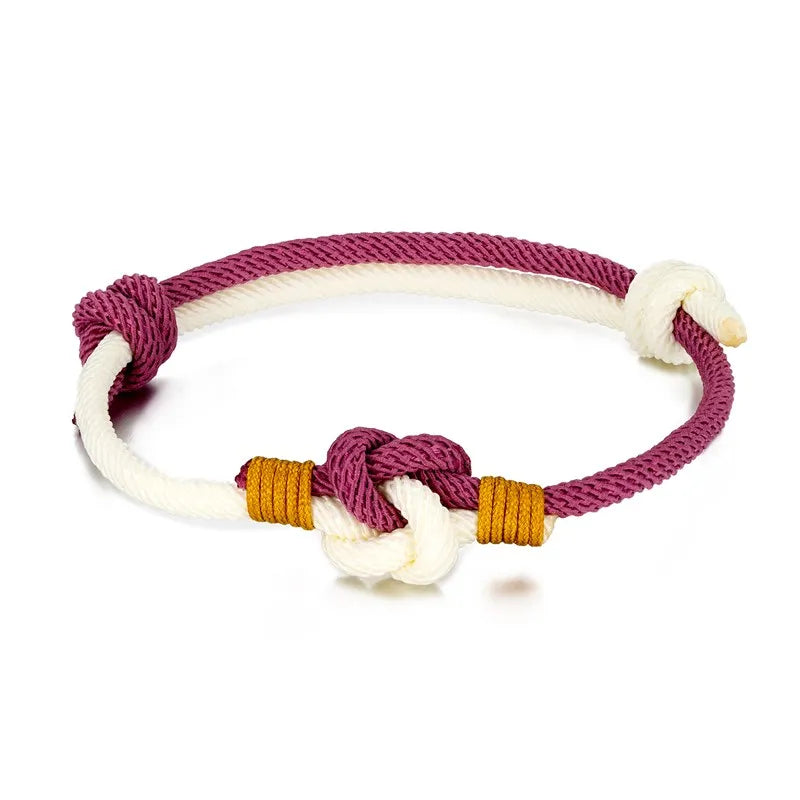 Knotted Rope Bracelet – Milan, Adjustable, 16 Styles
