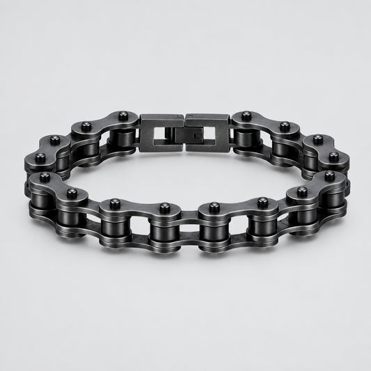 Iron Rider Punk Biker Chain Bracelet deideas