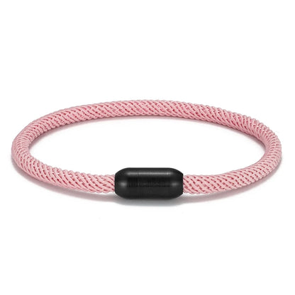 Bracelet corde de tennis - Accessoire de sport avec fermoir pour joueurs et fans