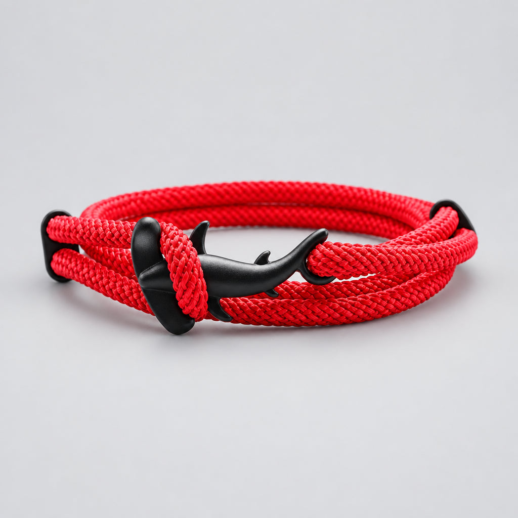 Shark Tide Bracelet The strength and movement of the waves, symbolizing the power of the shark. deideas