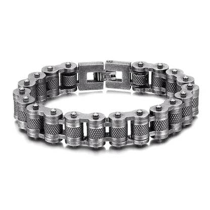 Iron Rider Punk Biker Chain Bracelet deideas