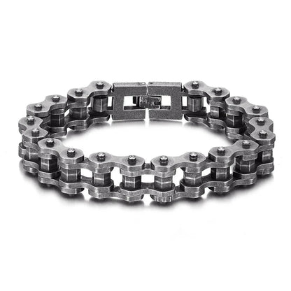Iron Rider Punk Biker Chain Bracelet deideas