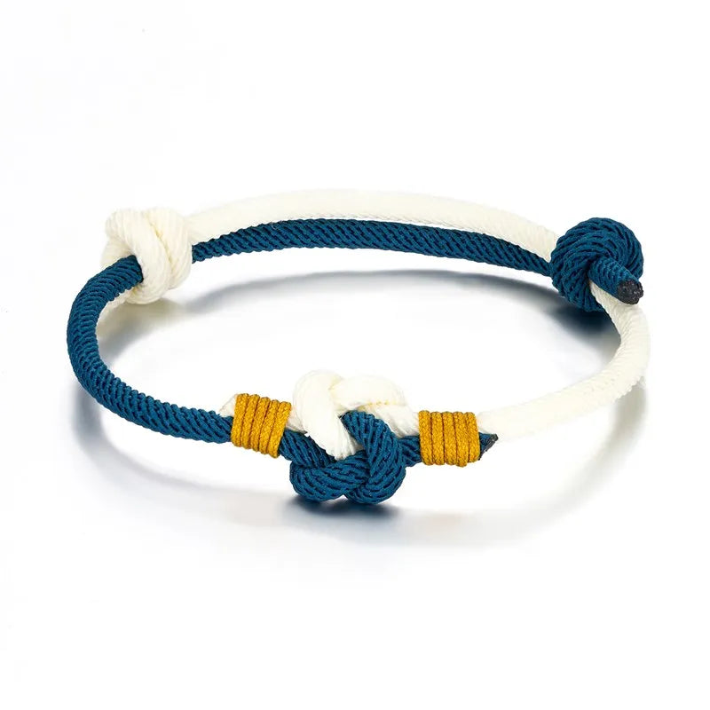 Knotted Rope Bracelet – Milan, Adjustable, 16 Styles