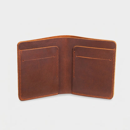 Leather Bifold Wallet – Iron Road, Vertical or Horizontal