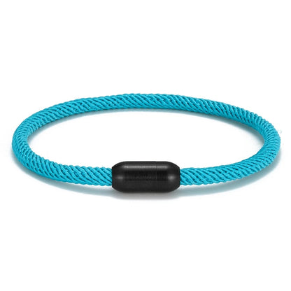 Bracelet corde de tennis - Accessoire de sport avec fermoir pour joueurs et fans