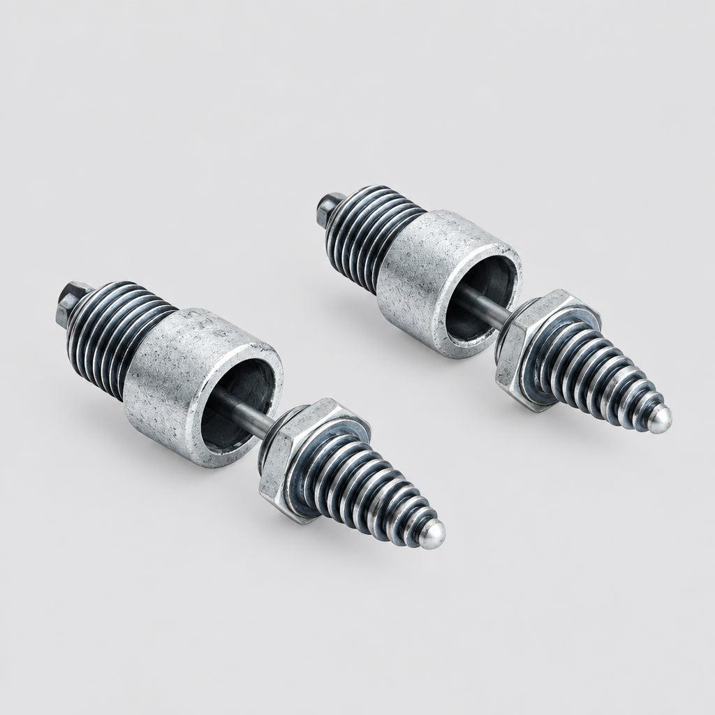 Sterling Silver Spark Plug Stud Earrings Biker-Inspired Steampunk & Cyberpunk Jewelry deideas