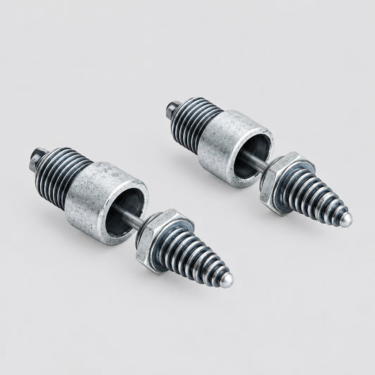 Sterling Silver Spark Plug Stud Earrings Biker-Inspired Steampunk & Cyberpunk Jewelry deideas