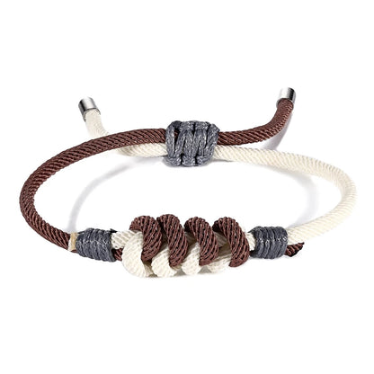Milan Rope Couples Bracelet Adjustable, Unisex