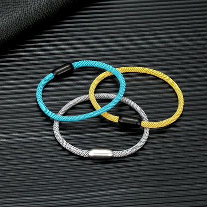 Bracelet corde de tennis - Accessoire de sport avec fermoir pour joueurs et fans