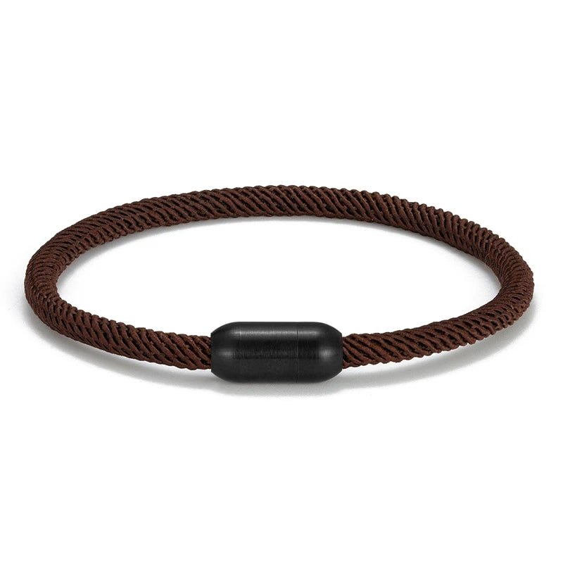 Bracelet corde de tennis - Accessoire de sport avec fermoir pour joueurs et fans