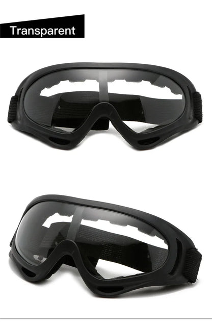 Wraparound Goggles – Foam Padding, Adjustable Strap, 6 Styles