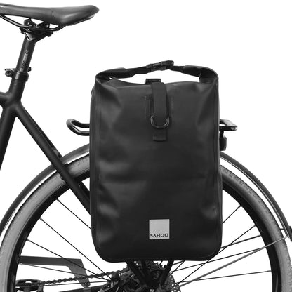 Waterproof Bike Rear Pannier Bag  10L Large Capacity with Reflective Strips deideas