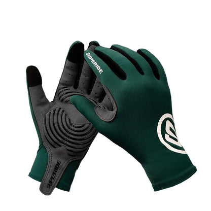 Full-Finger Cycling Gloves – Textured Palm, S–XL