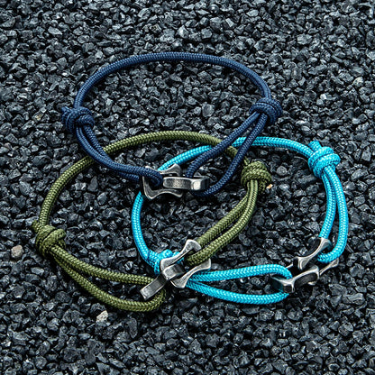 Chain Link Rope Bracelet – Adjustable, 10 Colors