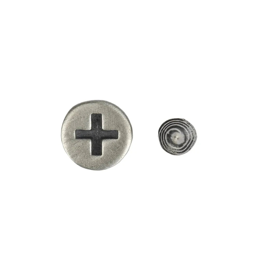 Gothic Screw Stud Earrings 925 Sterling Silver Retro Punk Jewelry, Perfect for You deideas