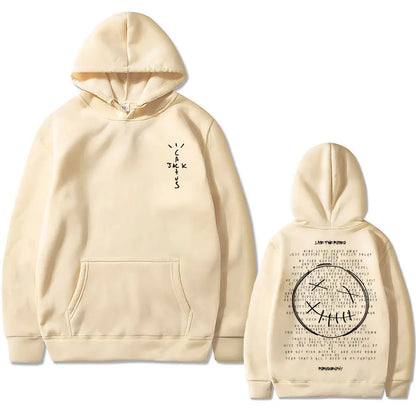 Face Graphic Pullover Hoodie – 12 Colors