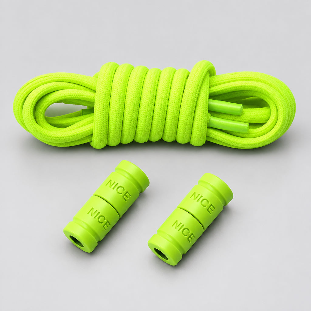 No-Tie Elastic Shoelaces with Color Buckle