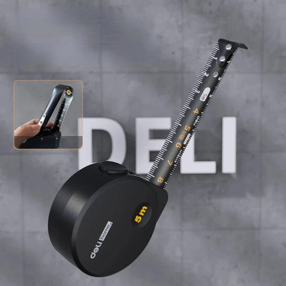 Black Steel Material Measuring Tape Mini Multifunctional Measuring Tools deideas