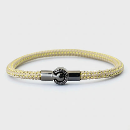 Outdoor Sports Cycling Mens Rope Bracelet Black Magnet Buckle Wrap Bangle Pulseira Corda Masculina Pulceras Hombres Elegante deideas