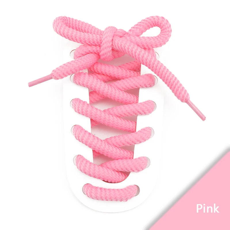 Round Rope Shoelaces – 18 Colors, 100–160 cm, One Pair