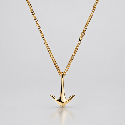 Anchor Pendant Necklace – Stainless Steel, 50–70 cm