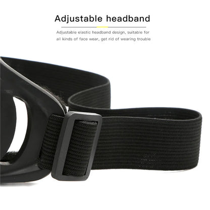 Wraparound Goggles – Foam Padding, Adjustable Strap, 6 Styles