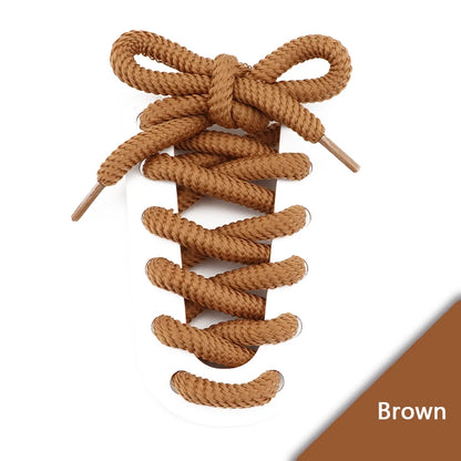 Round Rope Shoelaces – 18 Colors, 100–160 cm, One Pair