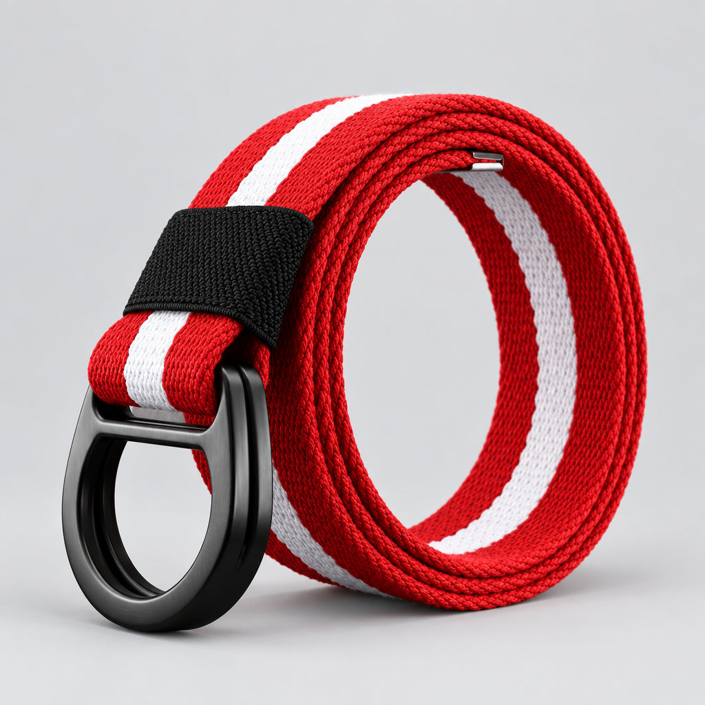Canvas Belt – Adapt Double Buckle, Solid & Striped Styles