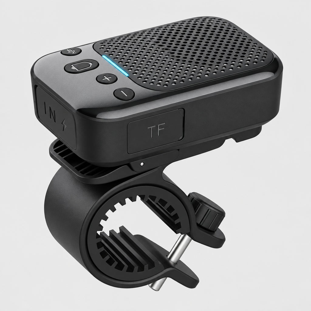 Outdoor Waterproof Portable Wireless Bluetooth Speaker 2-in-1 Multi-Functional Back Clip Cycling Soundbox with FM Radio TWS TF deideas