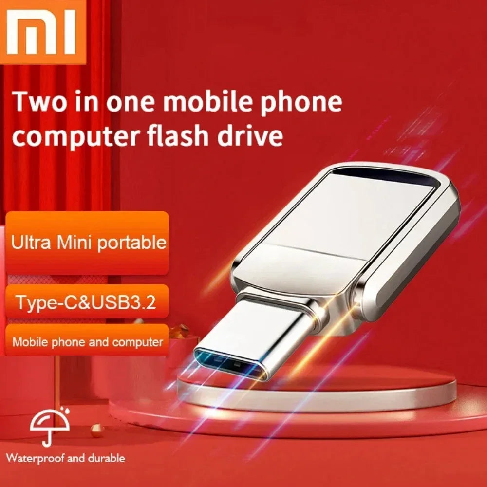 Xiaomi USB Flash Drive 1TB 2TB USB 3.0 High Speed Car Electronic Accessory Adapter Plug Play Video Large Storage Flash Drive deideas