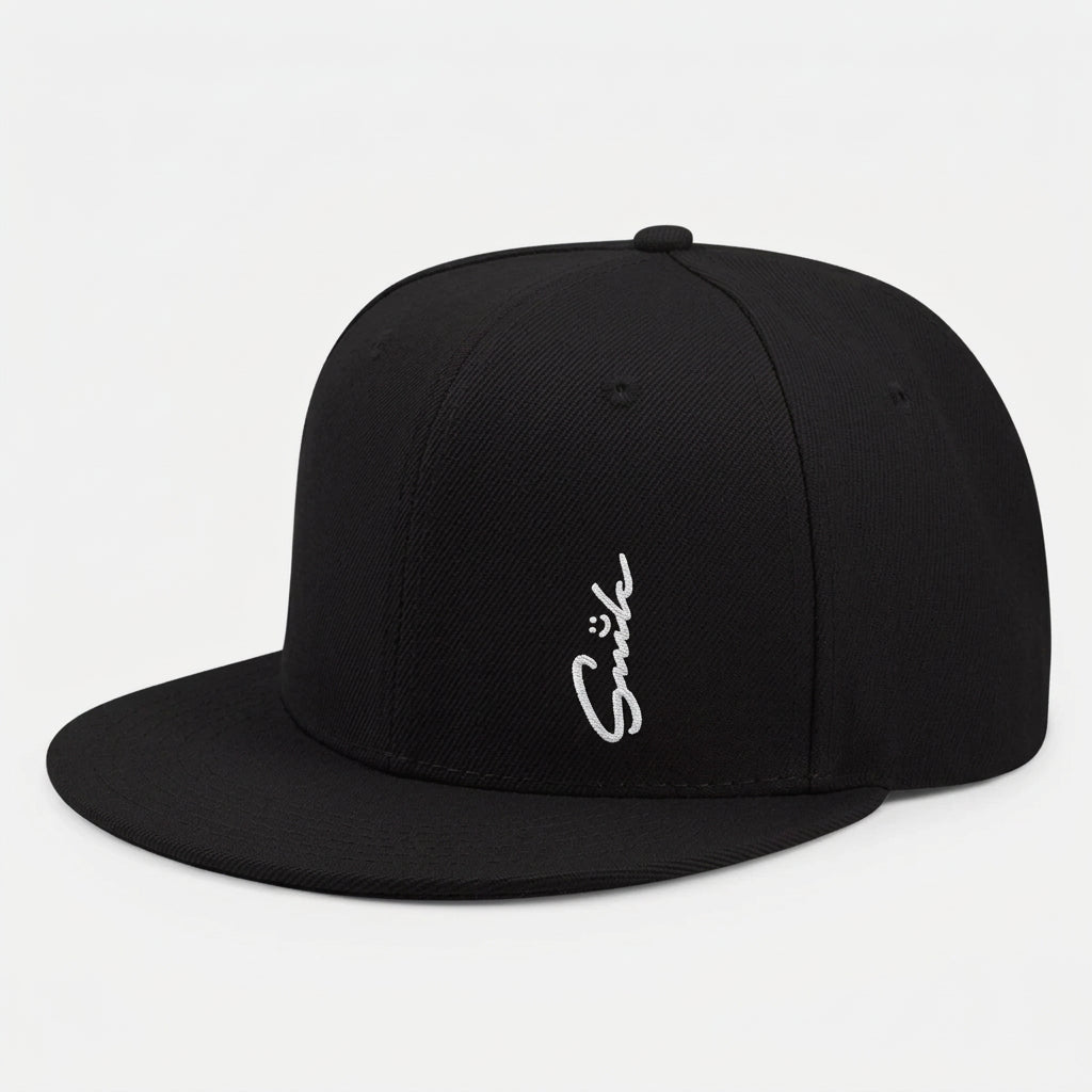 Smile Flat-Brim Cap – Bloom, 15 Colors
