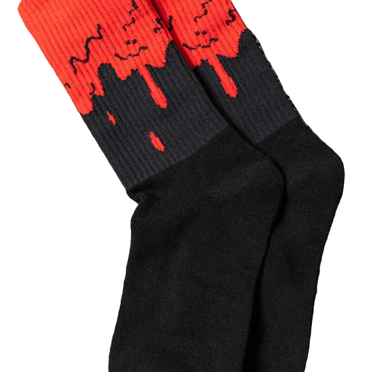 Drip Effect Crew Socks – Cotton Blend, 3-Pair Set, EU 36–44