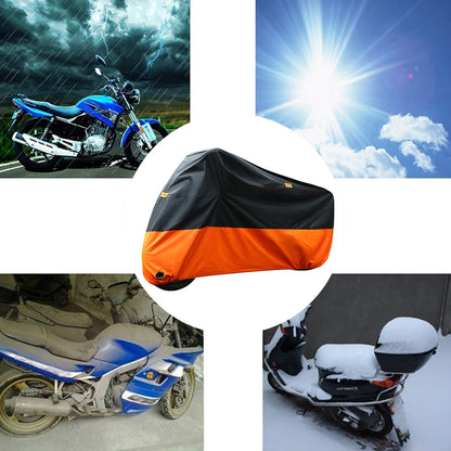 Motorcycle Storage Cover – Buckle Strap & Lock Opening