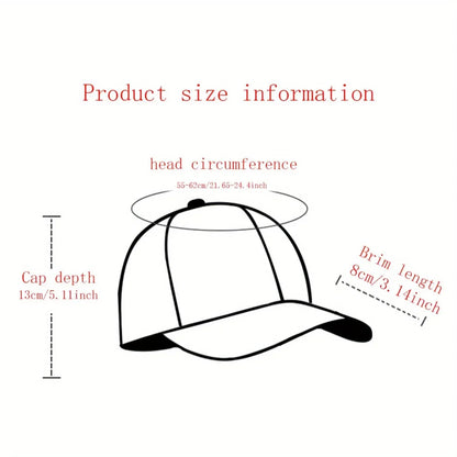 “No!” Graphic Flat-Brim Cap – 14 Colors