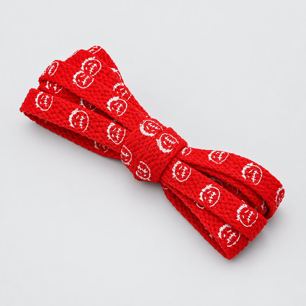 Bandana Graphic Flat Shoelaces – 8 mm, 70–200 cm