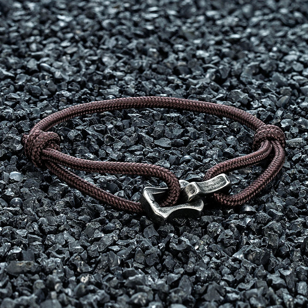 Chain Link Rope Bracelet – Adjustable, 10 Colors