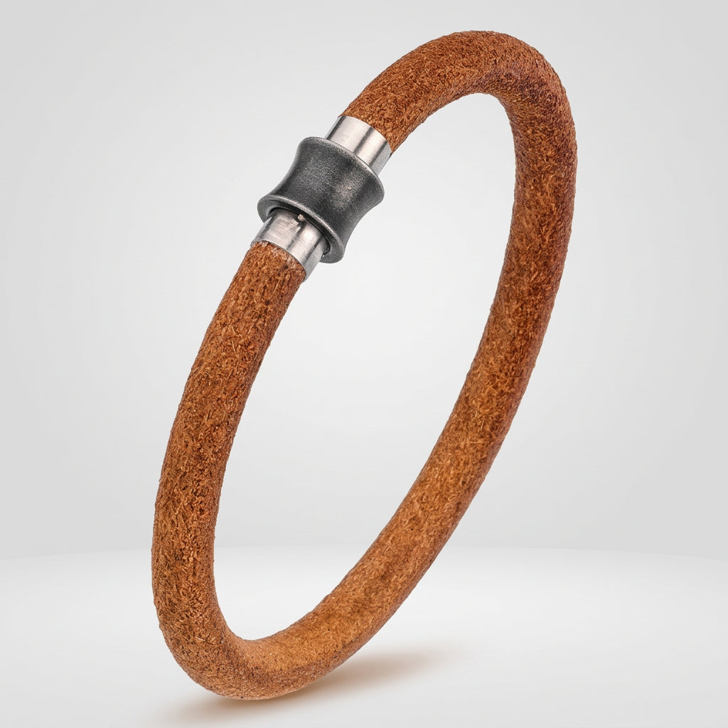 Refined Drive Minimalist Leather Bracelet for Him deideas